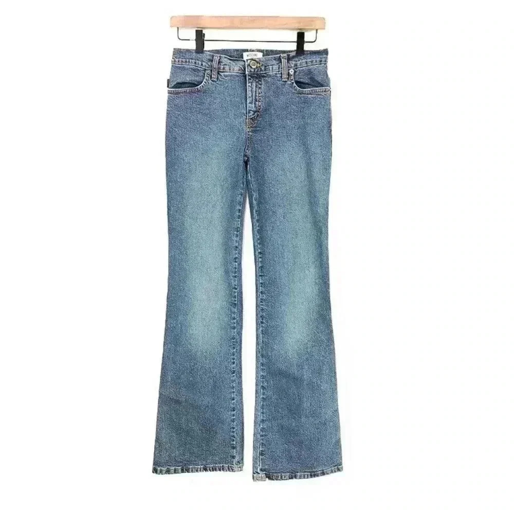 Moschino Jeans Boot Cut Flare Women's 10 Mid Rise